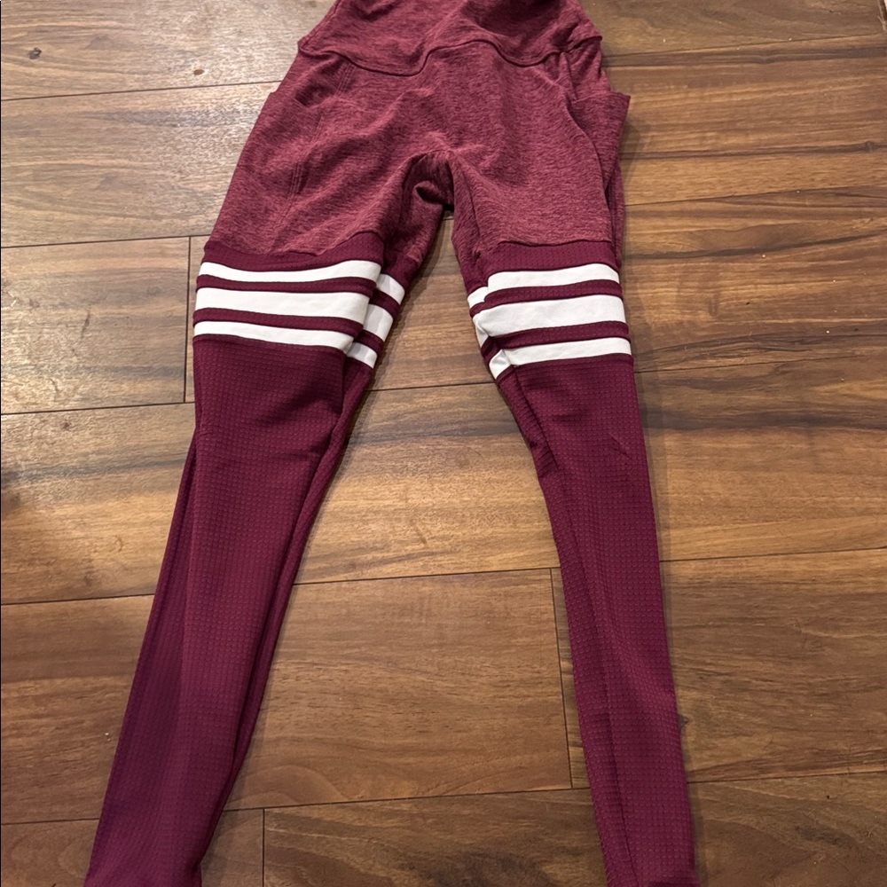 Bombshell Sportswear Maroon Leggings